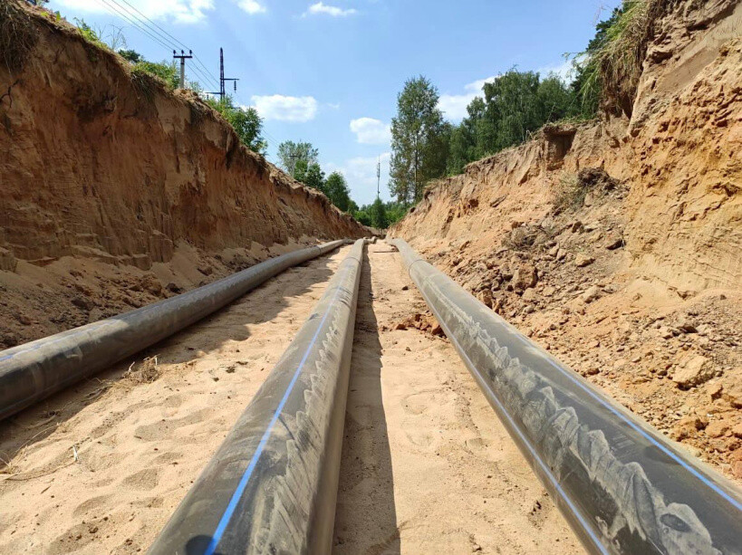 В Богородском округе возобновлены работы по строительству присоединительного водовода от Восточной системы водоснабжения к поселку Зеленый и деревне Щемилово