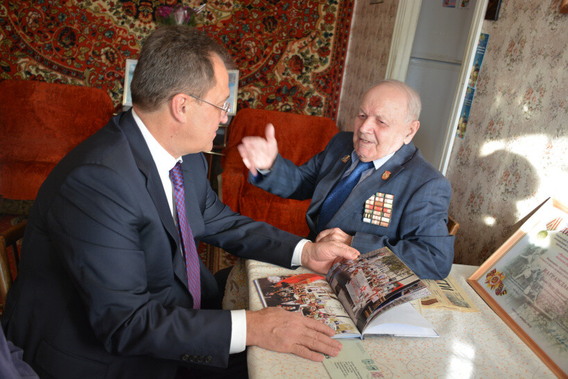 Почётный гражданин Богородского округа ветеран войны Пётр Павлович Саган отметил 95-летие