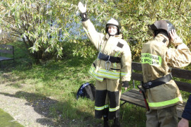 Пожарные готовят богородских школьников к соревнованиям «Школа безопасности»