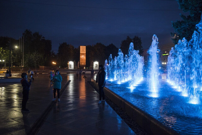 Готовность фонтана на главной площади Ногинска - 99 процентов