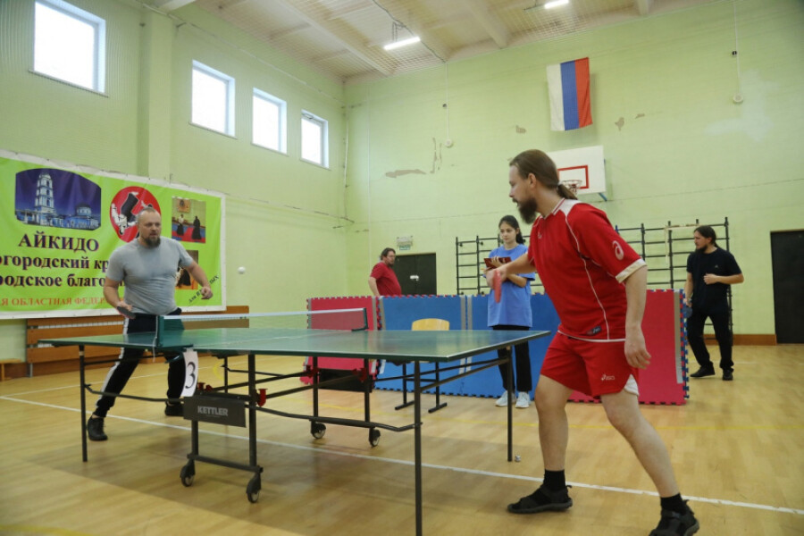 Первый Рождественский турнир по настольному теннису среди духовенства состоялся в Ногинске