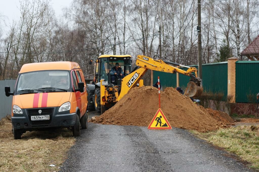 В деревне Шульгино Богородского округа проводится финальный этап строительства распределительного газопровода